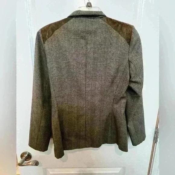 Harve Benard Womens Brown/Beige Blazer Size 4 - Picture 2 of 15